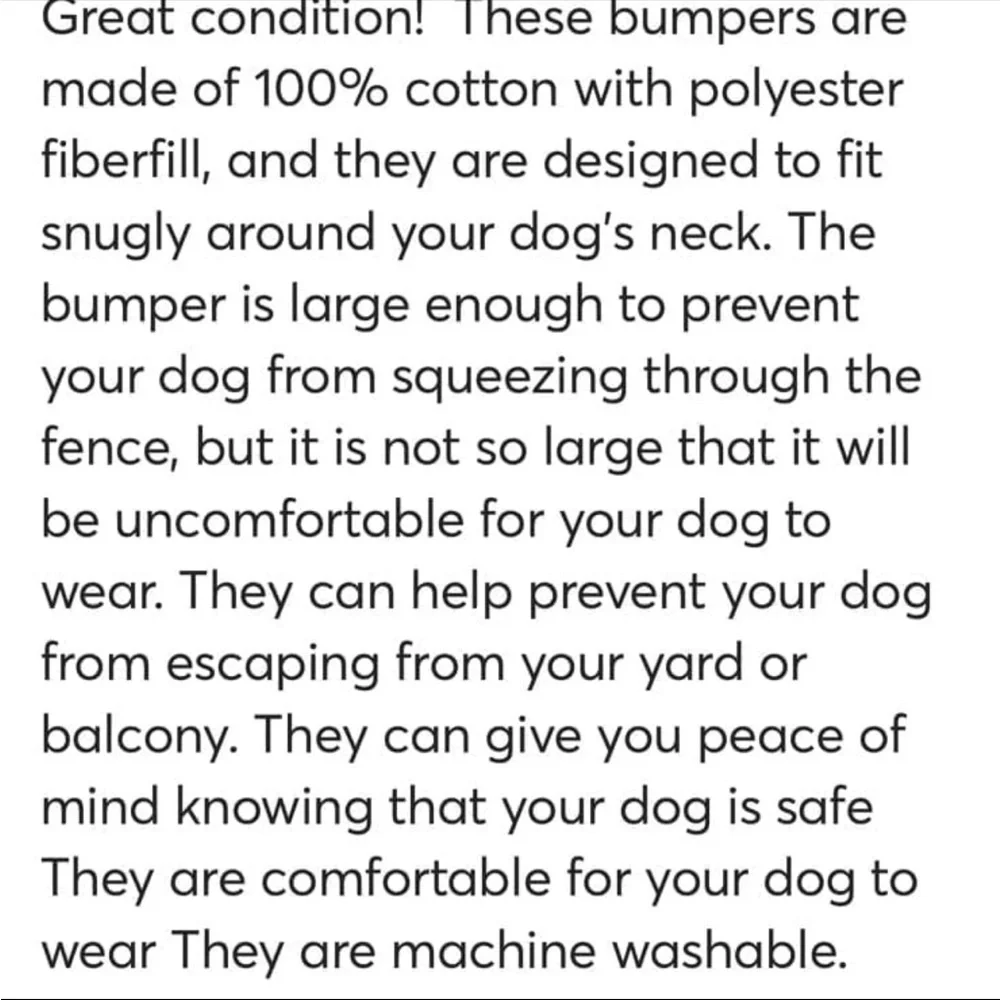 🔥5/$25 Puppy Bumpers Donuts Dog Cone Alternative 100% Cotton Polyester Fiberfill - Picture 5 of 10